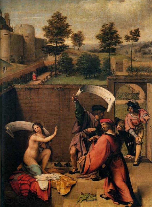 Lorenzo Lotto Susanna and the Elders